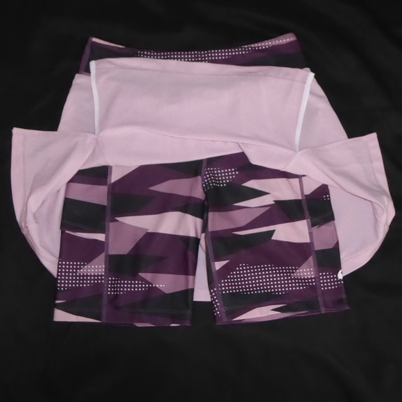 ASICS PINK PURPLE ROSE ACTIVE SKIRT W/SHORTS NEW STRONG 92 TENNIS PICKLEBALL M - Picture 2 of 8